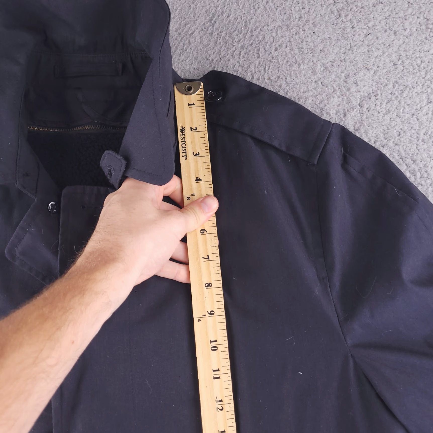 Vintage Defense Logistics Coat Mens 40 Blue Quarterdeck Collection Parka with LINER Militaria Navy Blue Mens Coat 40? Size US XXS / EU 40 - 6 Thumbnail