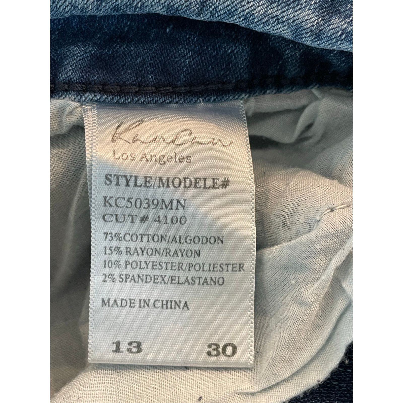 Other KanCan ladies jeans 13/30 straight leg, medium wash Size 30" / US 8 / IT 44 - 4 Thumbnail