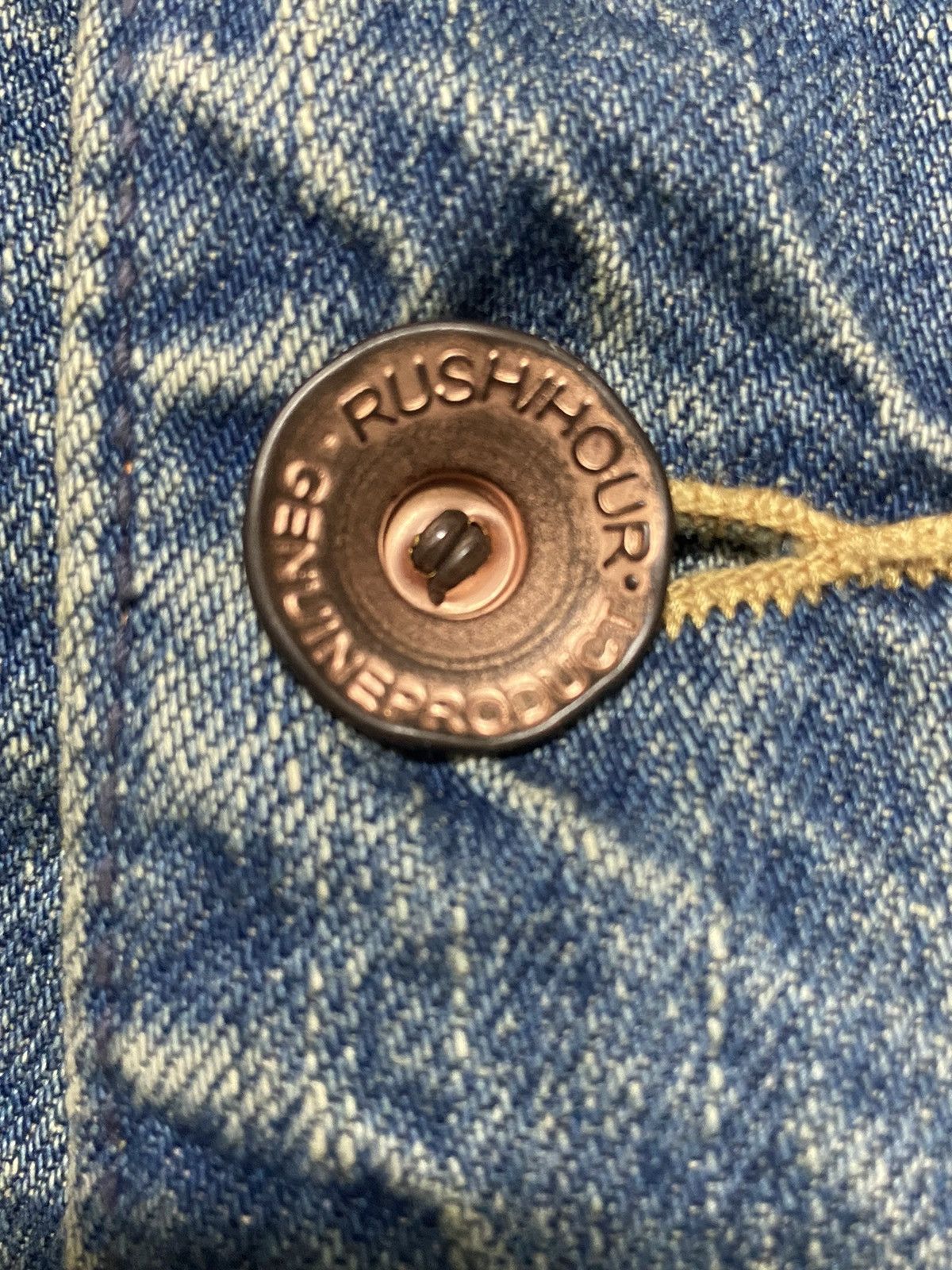 Japanese Brand Rush Hour Denim Jacket Size US L / EU 52-54 / 3 - 4 Thumbnail