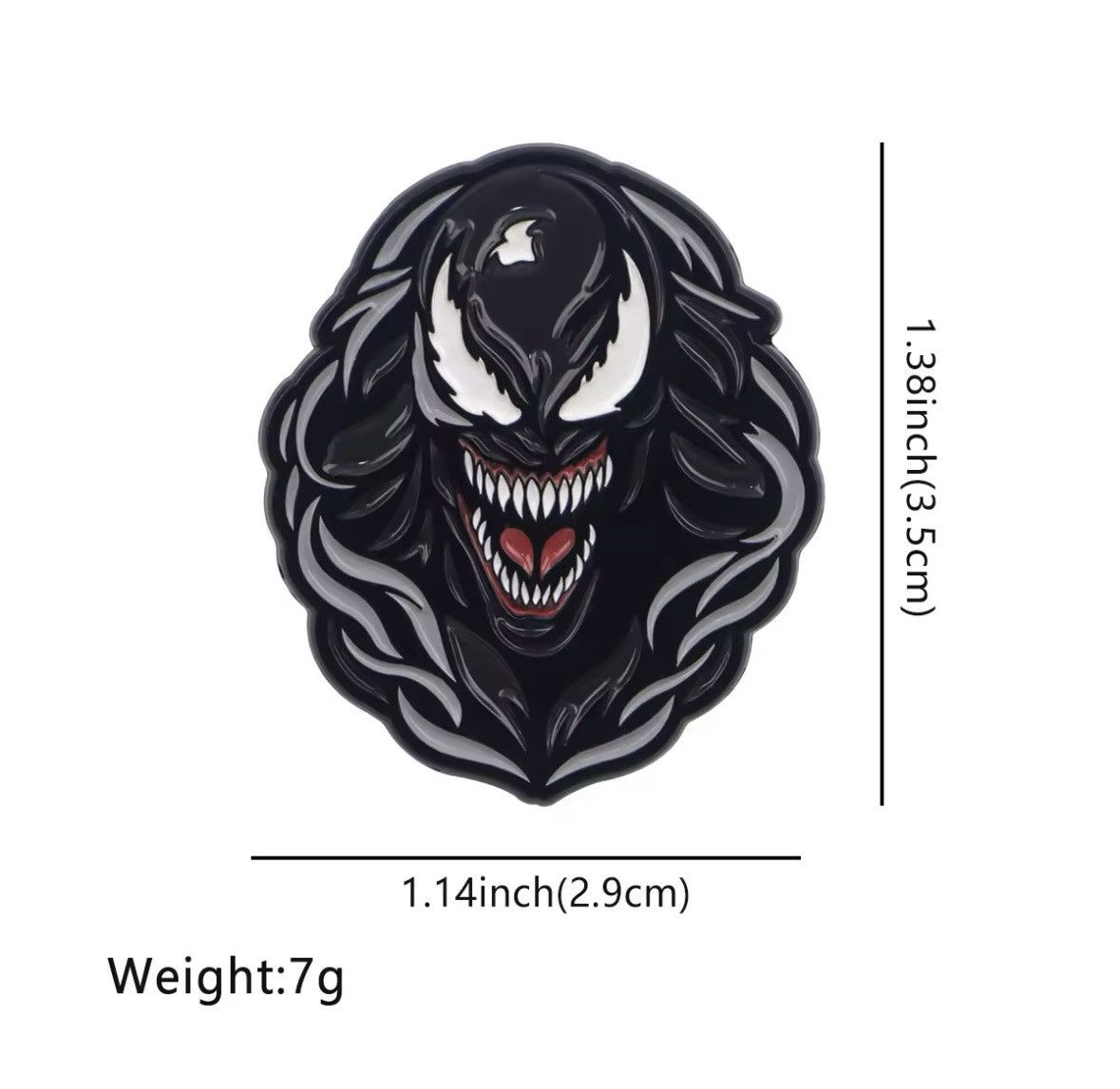 Designer Pin badge on backpack costume accessories Size ONE SIZE - 4 Thumbnail