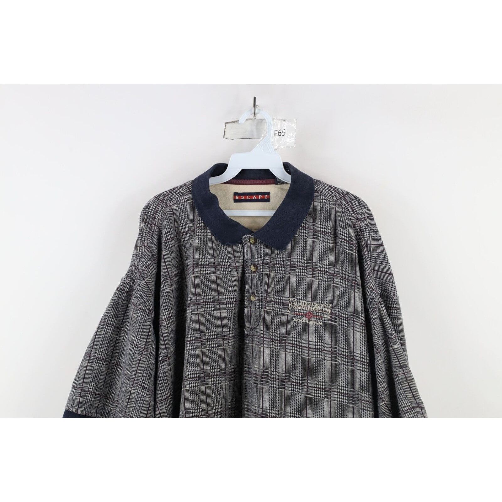 Vintage Vintage 90s Streetwear Distressed Frankenmuth Michigan Polo Size US XL / EU 56 / 4 - 2 Thumbnail