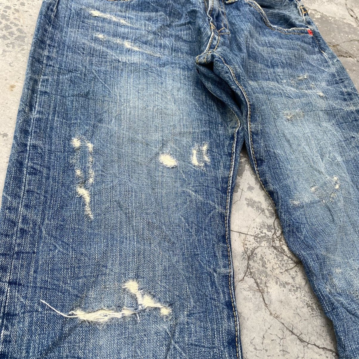 Japanese Brand CO & LU Whisker Jeans Size US 30 / EU 46 - 9 Thumbnail
