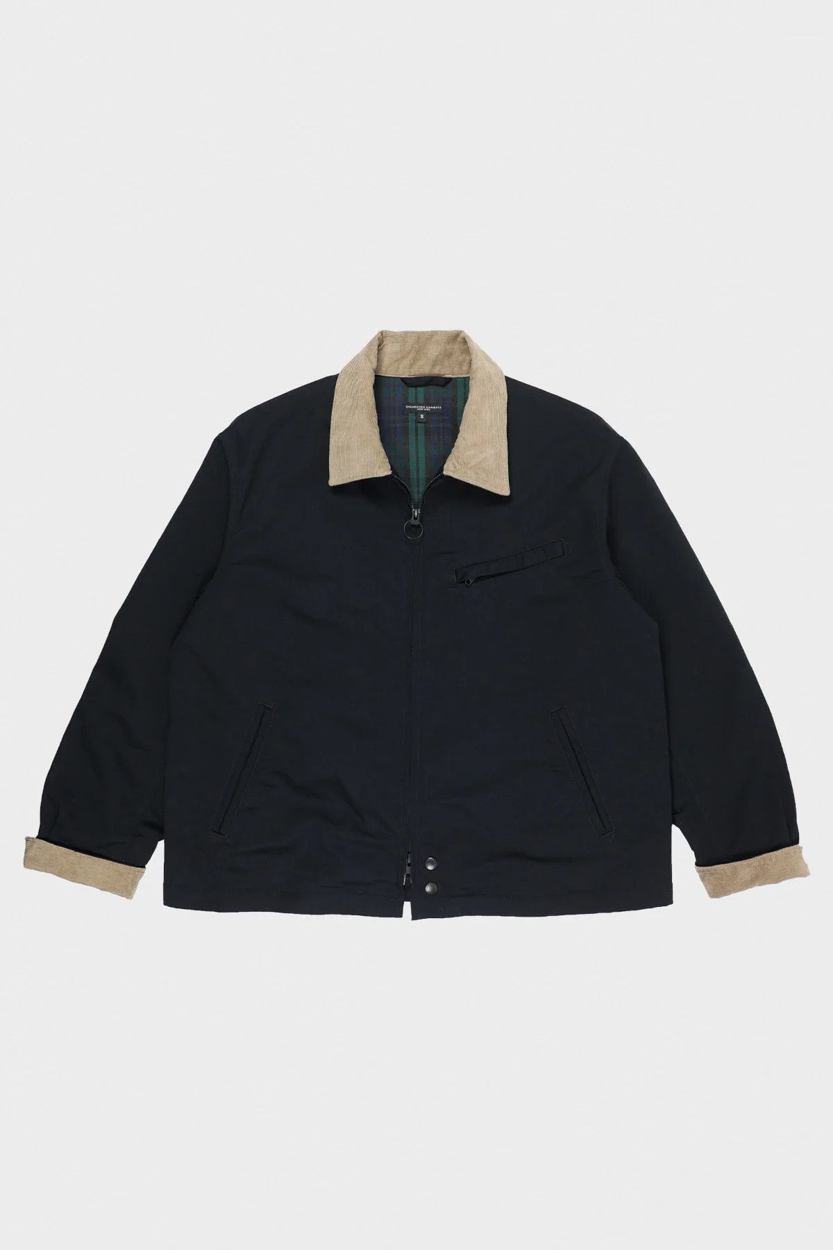 Engineered Garments x Canoe Club Black club jacket
