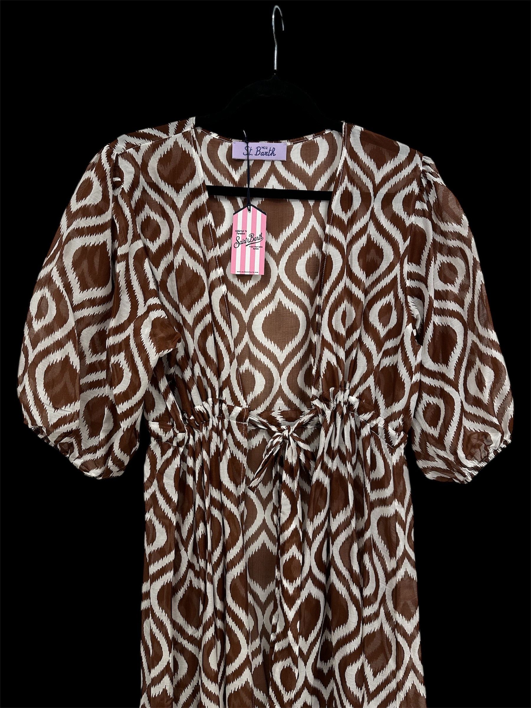 MC2 Saint Barth Cotton and silk long beach dress Size M / US 6-8 / IT 42-44 - 5 Thumbnail