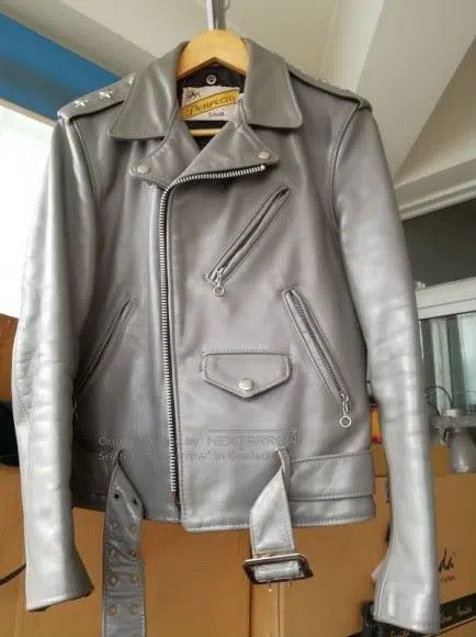 Schott Schott Leather coat Size US XXS / EU 40 - 2 Thumbnail