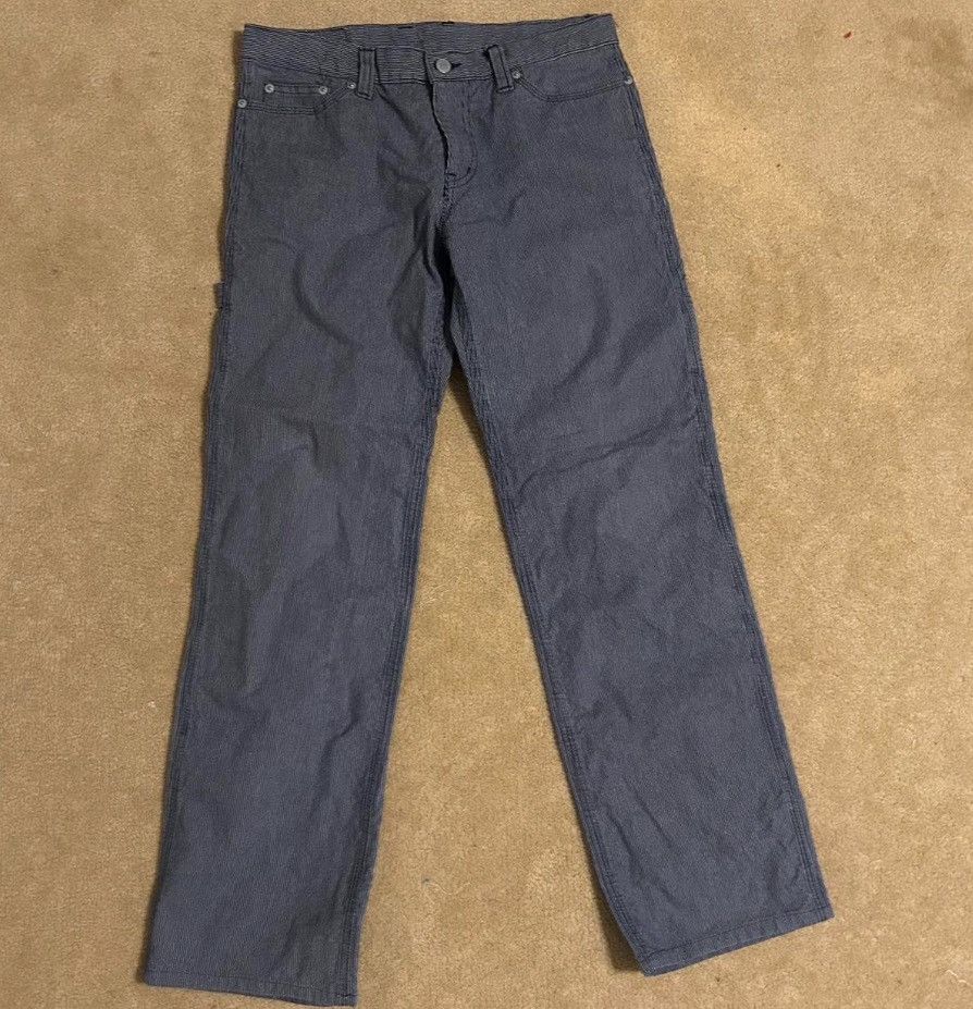 Hysteric Glamour Hysteric Glamour Pinstripe Kinky Carpenter Jeans Size US 30 / EU 46 - 1 Thumbnail