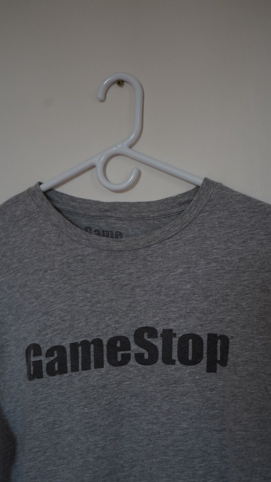 Vintage Heather Gray Vintage Gamestop Tee Size US L / EU 52-54 / 3 - 3 Thumbnail