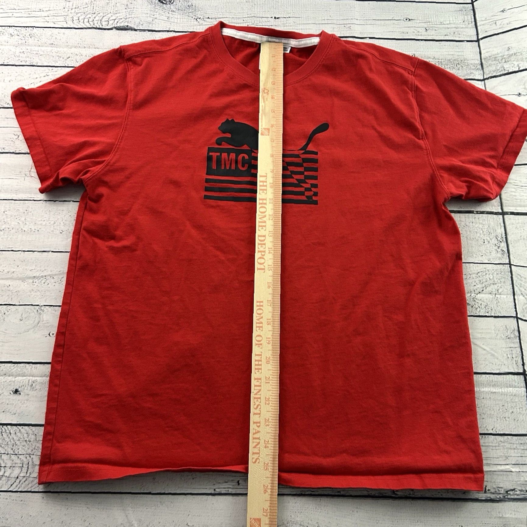 Puma PUMA TMC Nipsey Hussle Short Sleeve T Shirt Men's Large Red Size US L / EU 52-54 / 3 - 3 Thumbnail