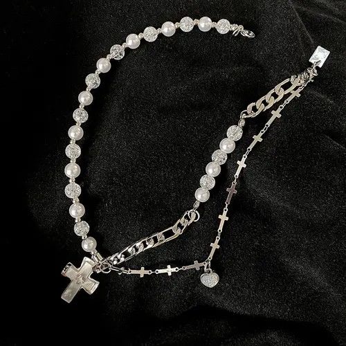 Other Dark STEAL! Y2K Chains Necklace Chain Size ONE SIZE - 2 Thumbnail
