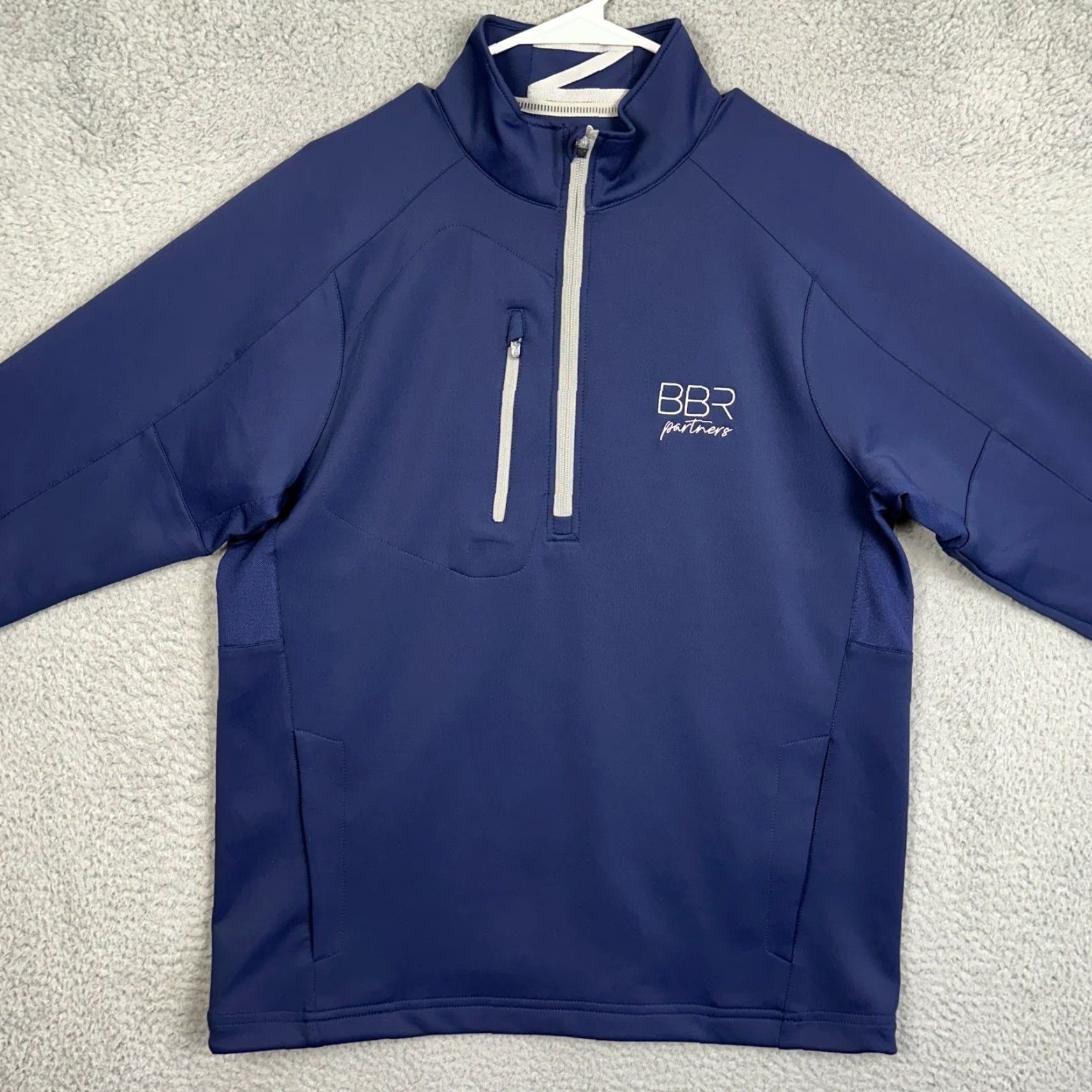 Vintage Zero Restriction Tour Series Sweatshirt Mens M Blue Golf Quarter Zip EUC Size US M / EU 48-50 / 2 - 3 Thumbnail