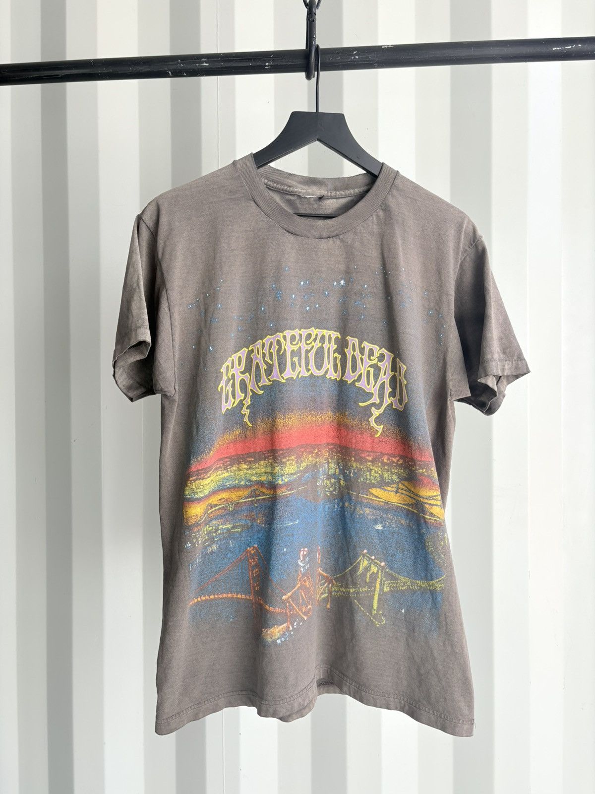Band Tees Thrashed Grateful Dead Sun Faded Distressed ERD GRUNGE Size US L / EU 52-54 / 3 - 1 Thumbnail