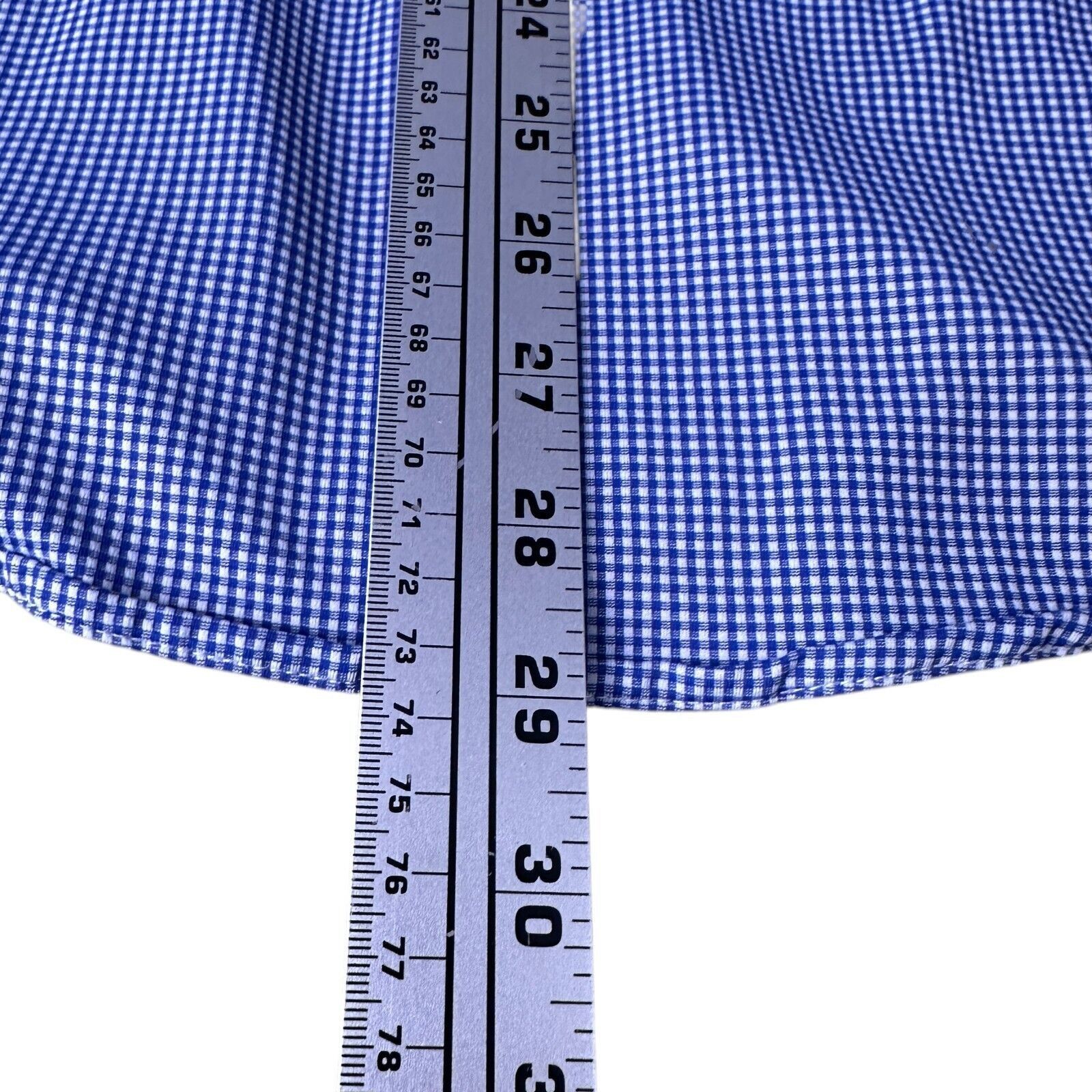 Mizzen+Main Mizzen + Main Shirt Mens Small Blue White Micro Button-Up Size US S / EU 44-46 / 1 - 10 Thumbnail