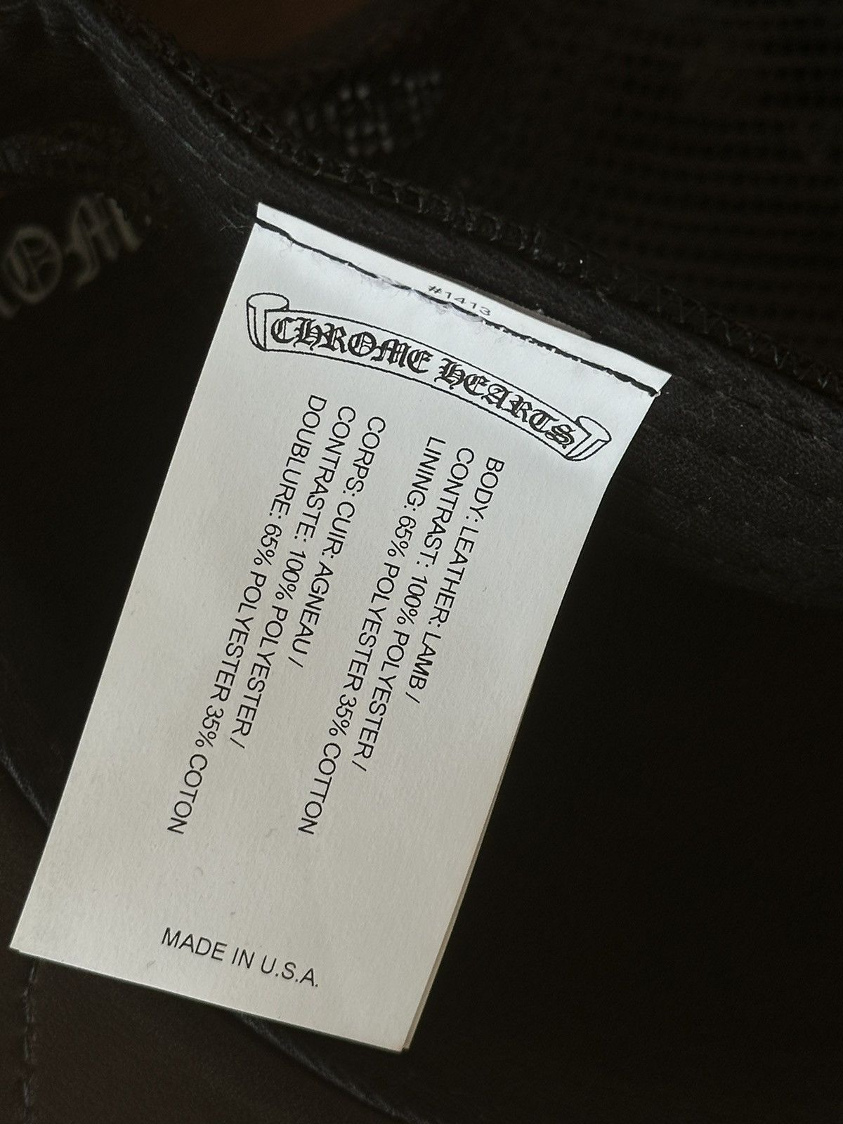Chrome Hearts CHROME HEARTS CEMETERY PATCH HAT Size ONE SIZE - 4 Thumbnail
