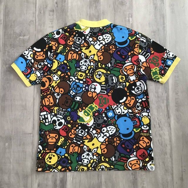 Bape × Nigo BAPE Milo Animal Safari Polo Shirt a bathing ape NIGO Size US M / EU 48-50 / 2 - 2 Thumbnail