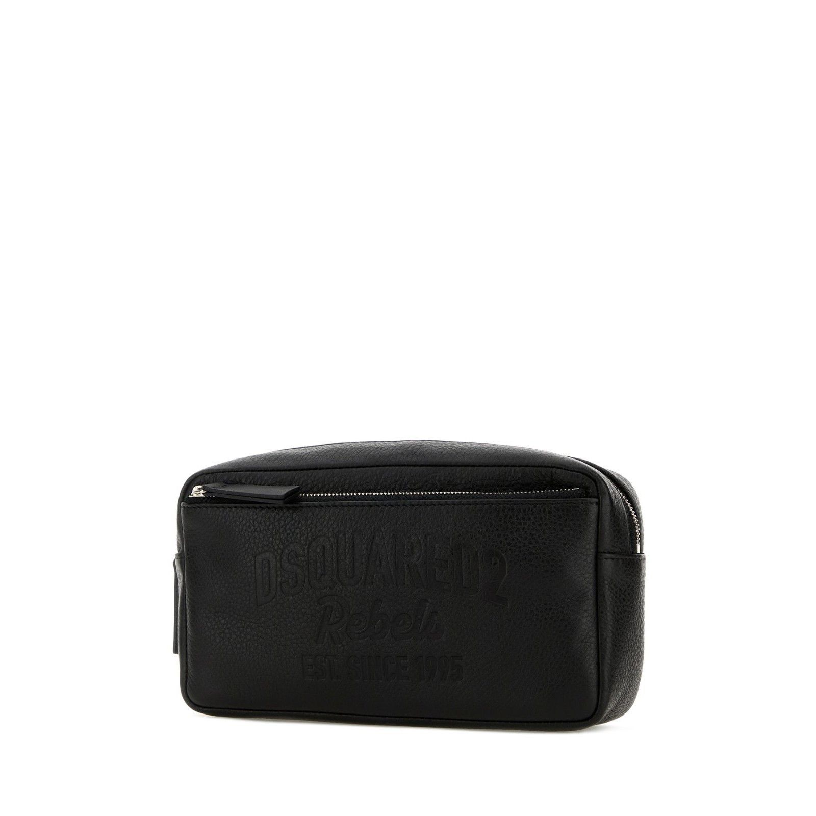 Dsquared2 DSQUARED2 Black Leather Clutch New & Authentic Size ONE SIZE - 2 Thumbnail