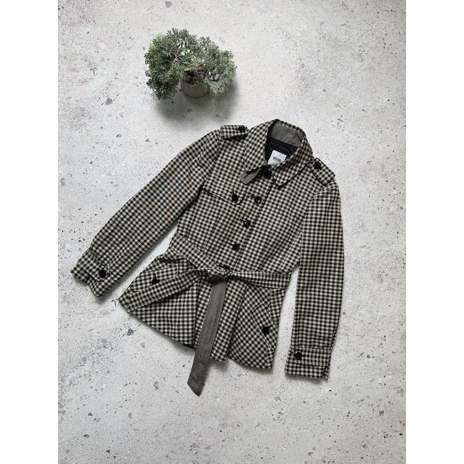 Moschino MOSCHINO CHEAP & CHIC Vintage Check Jacket Size IT 44 US 