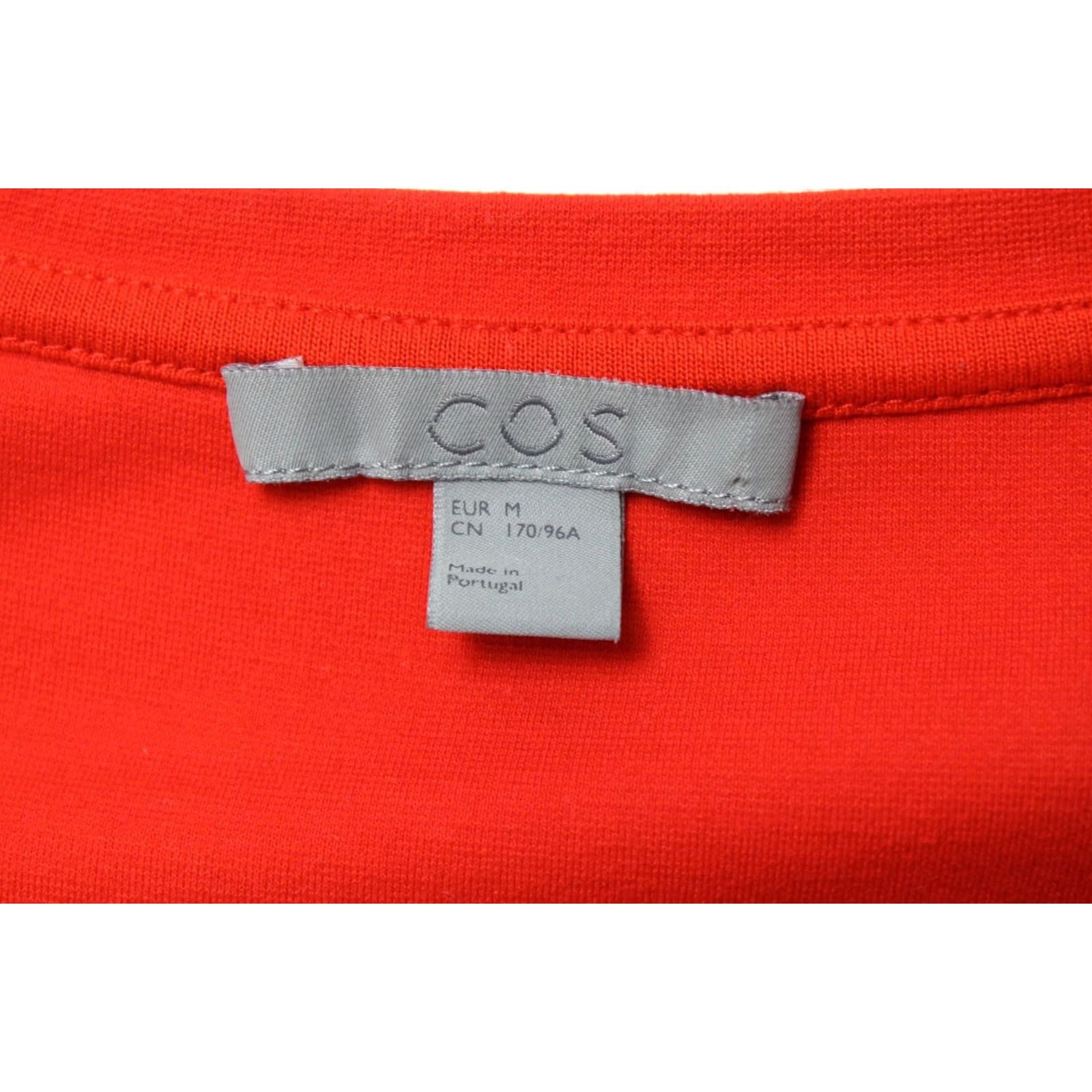 Cos COS Dress Women's M Short Sleeve Round Neck Jersey Mini Red Size 32" / US 10 / IT 46 - 6 Thumbnail