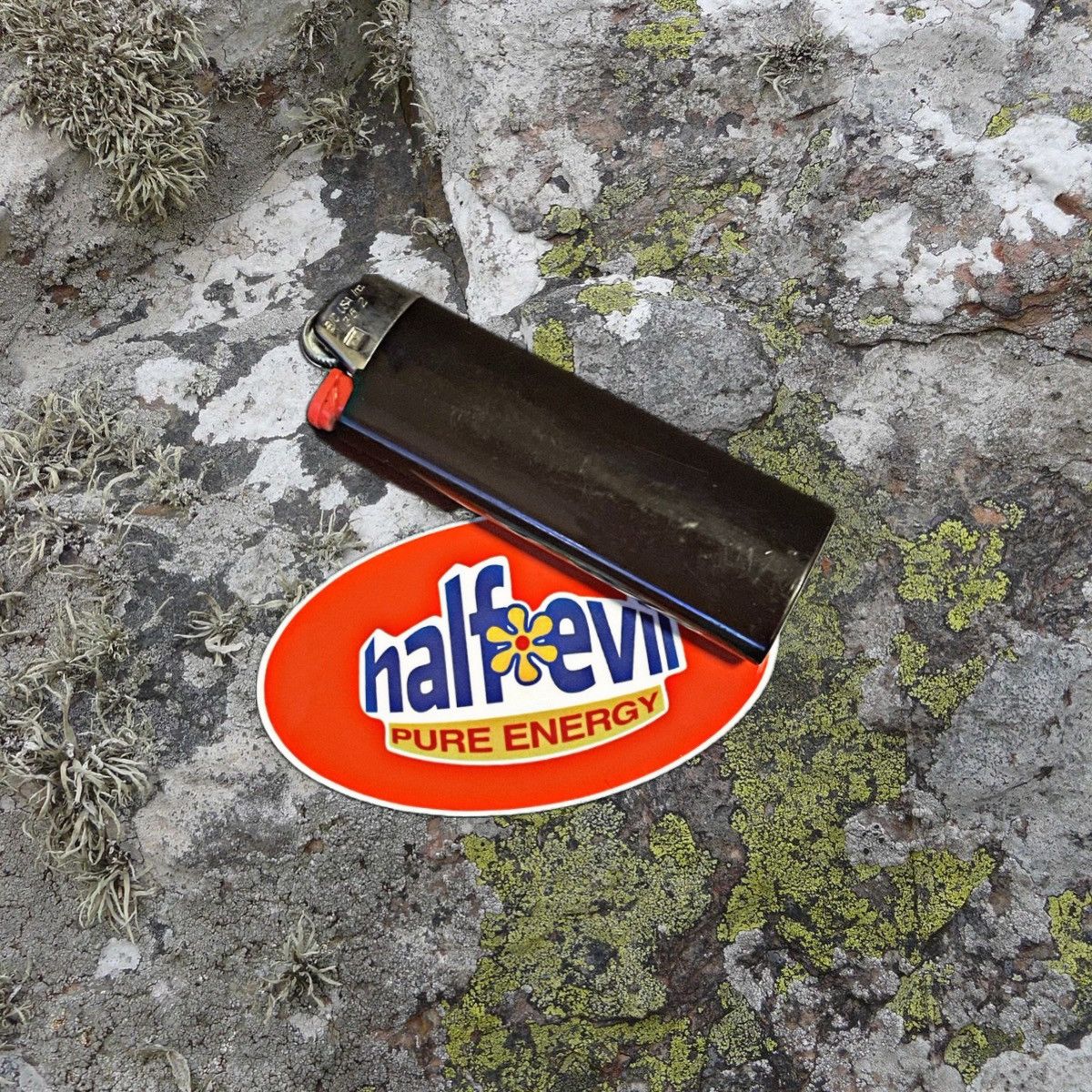 Half Evil half evil spring lighter & spring sticker Size ONE SIZE - 2 Thumbnail