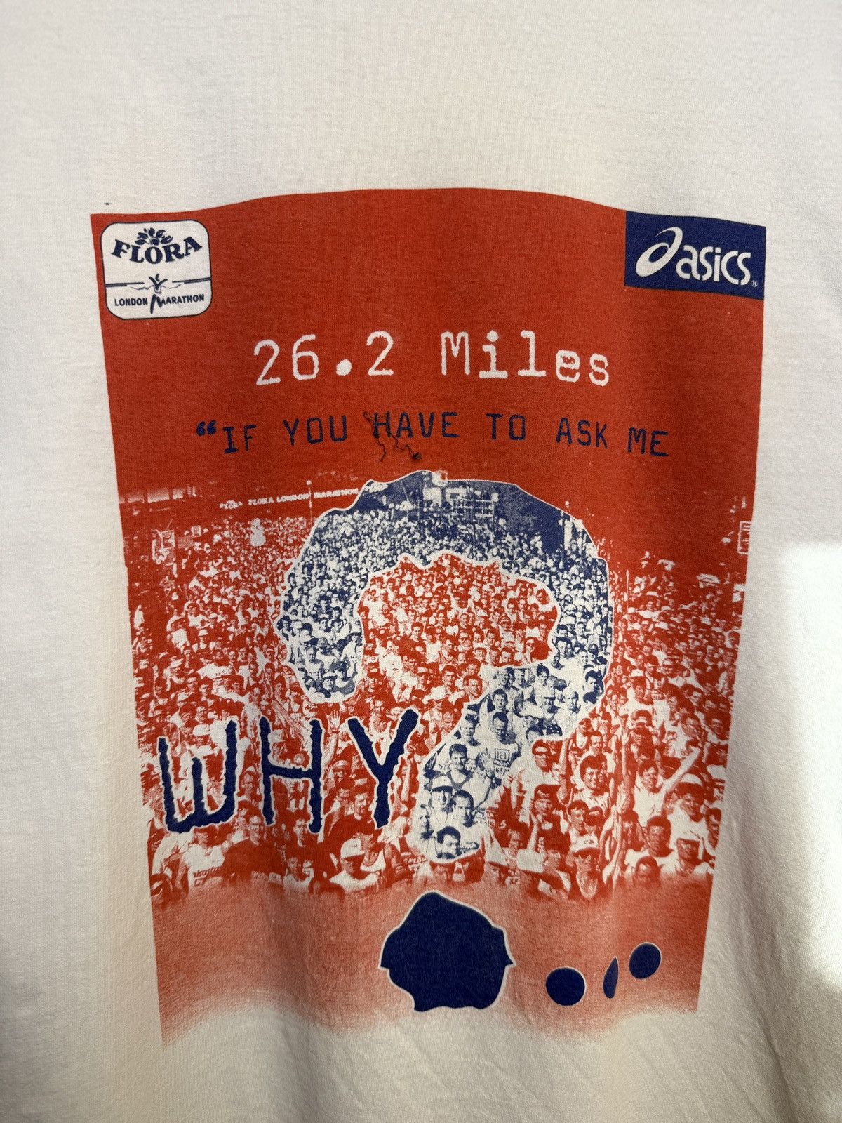 Asics Vintage 90s 1998 ASICS “The Flora London Marathon“ size L Size US XL / EU 56 / 4 - 3 Thumbnail