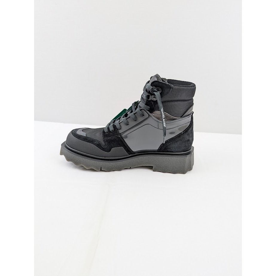 Off-White o1rshd1 Hiking Sponge Sneaker Boots in Black / Khaki Size US 9 / EU 42 - 8 Thumbnail