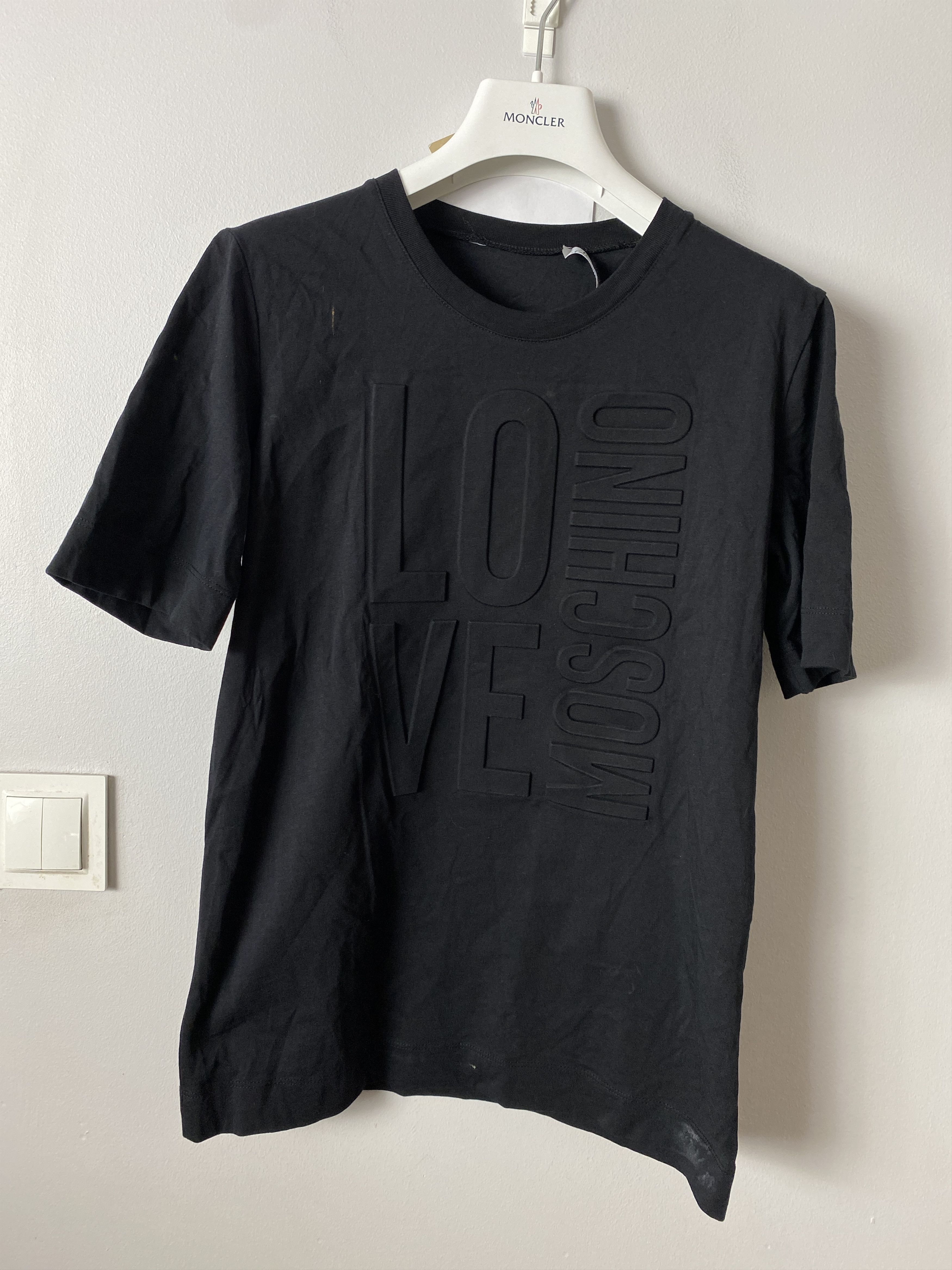 Love Moschino Love Moschino big logo t-shirt tee Size XS / US 0-2 / IT 36-38 - 1 Thumbnail