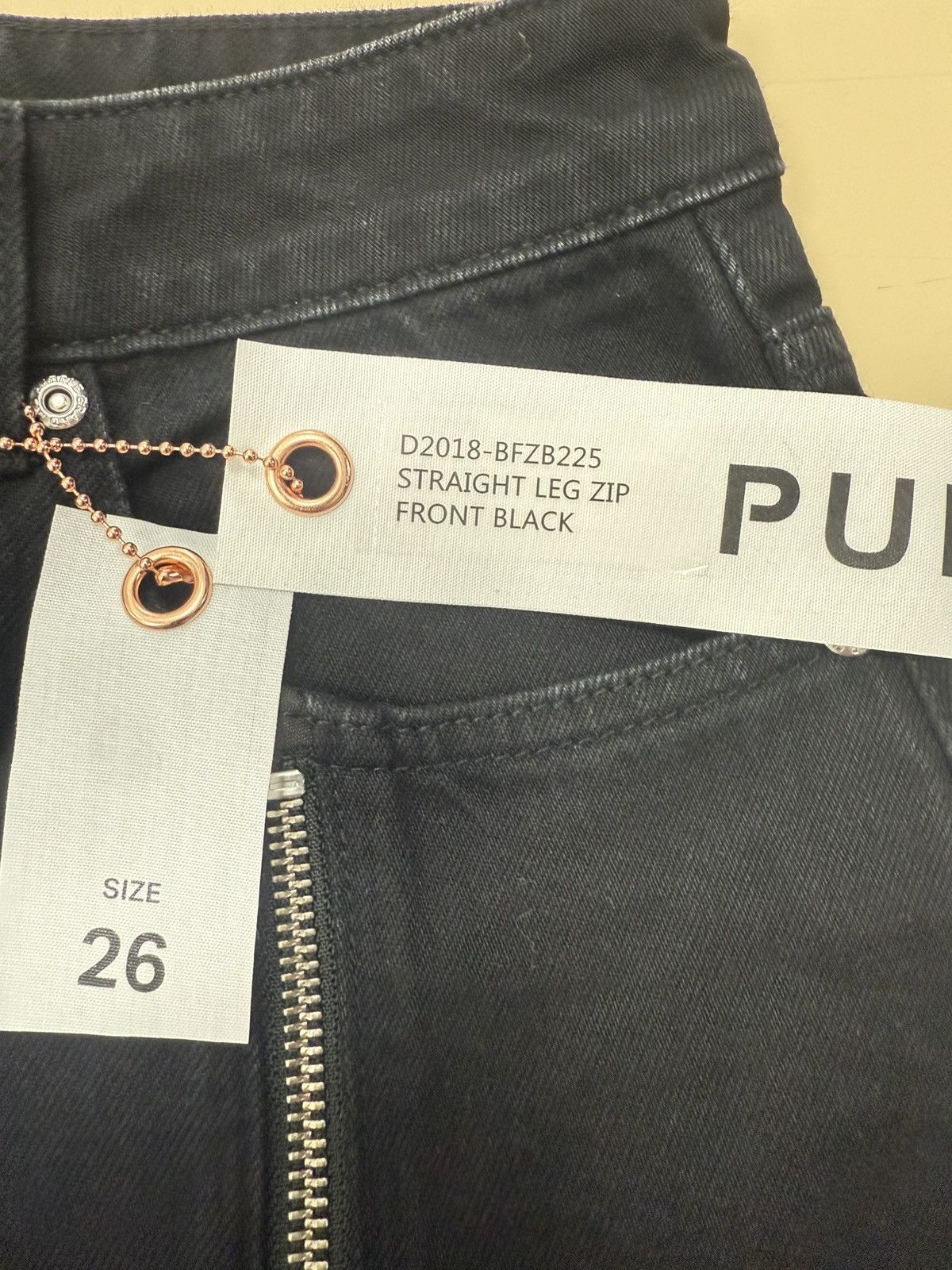 Other Purple Brand Tapered Zip Up Front Jeans Size 26" / US 2 / IT 38 - 3 Thumbnail