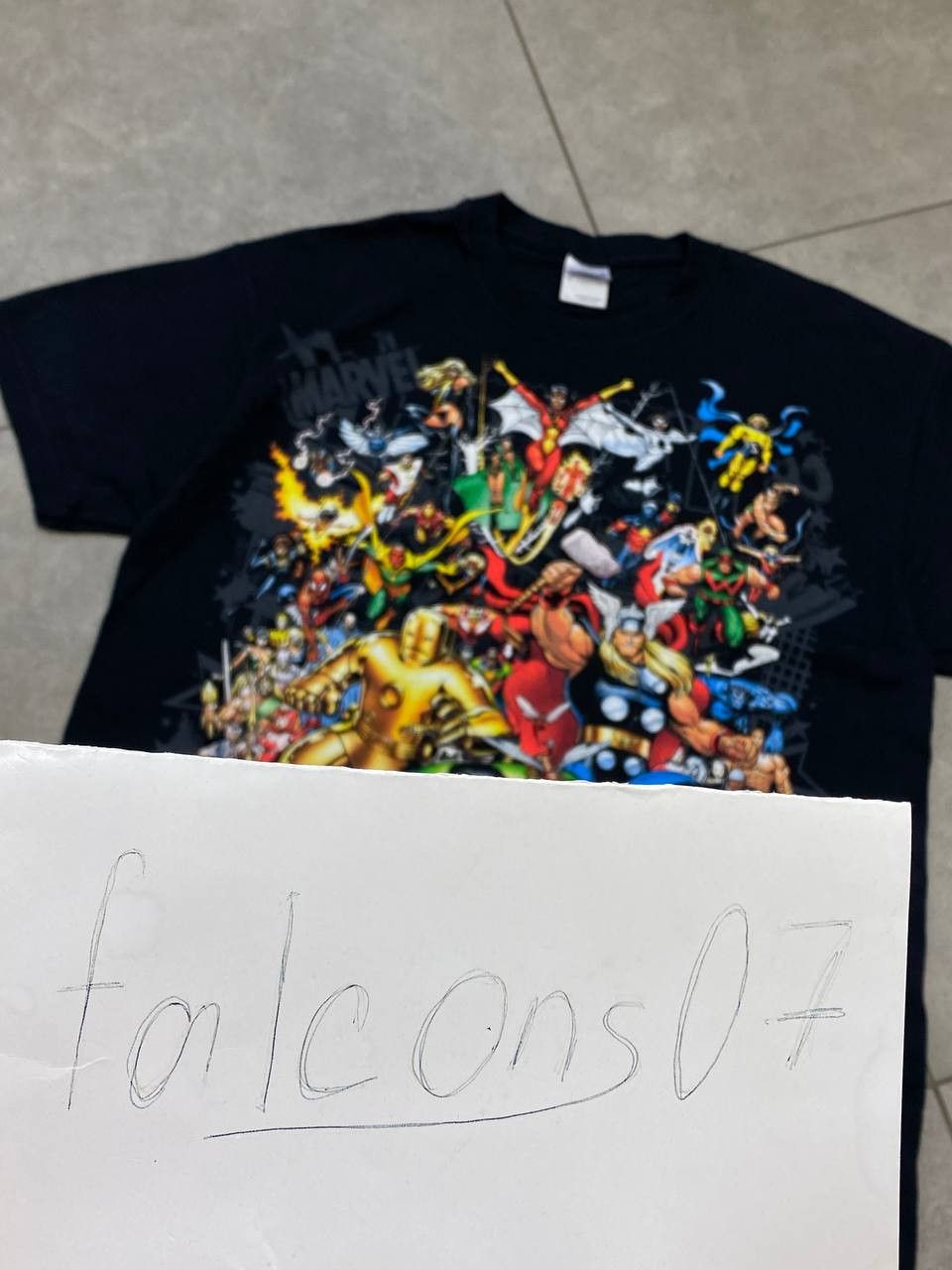 Marvel Comics Vintage Marvel 2000s All Heroes Avengers Print T-Shirt Size US L / EU 52-54 / 3 - 3 Thumbnail