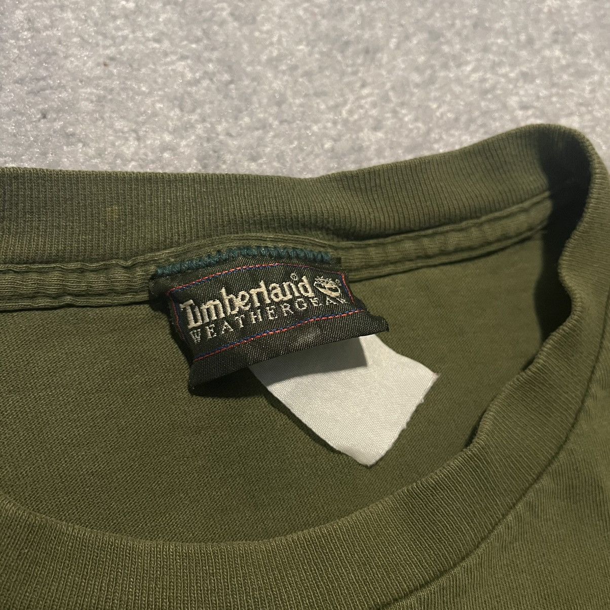 Timberland × Vintage Vintage 1990s Timberland Authentic Weathergear Boot Logo Tee Size US XL / EU 56 / 4 - 3 Thumbnail