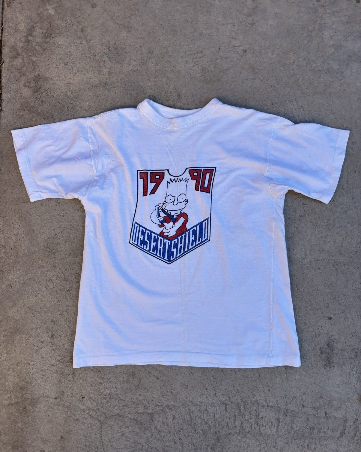 The Simpsons × Vintage 1990 The Simpsons Desert Shield | Grailed