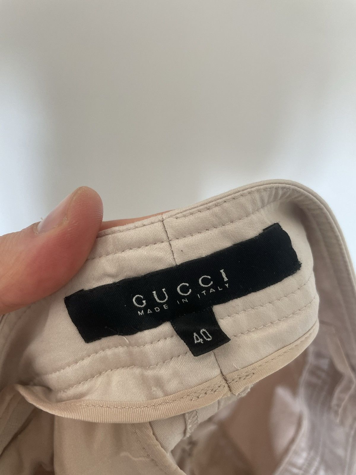 Gucci Gucci Beige Women Pant Designer Classic Luxury Rare Size 27" / US 4 / IT 40 - 3 Thumbnail