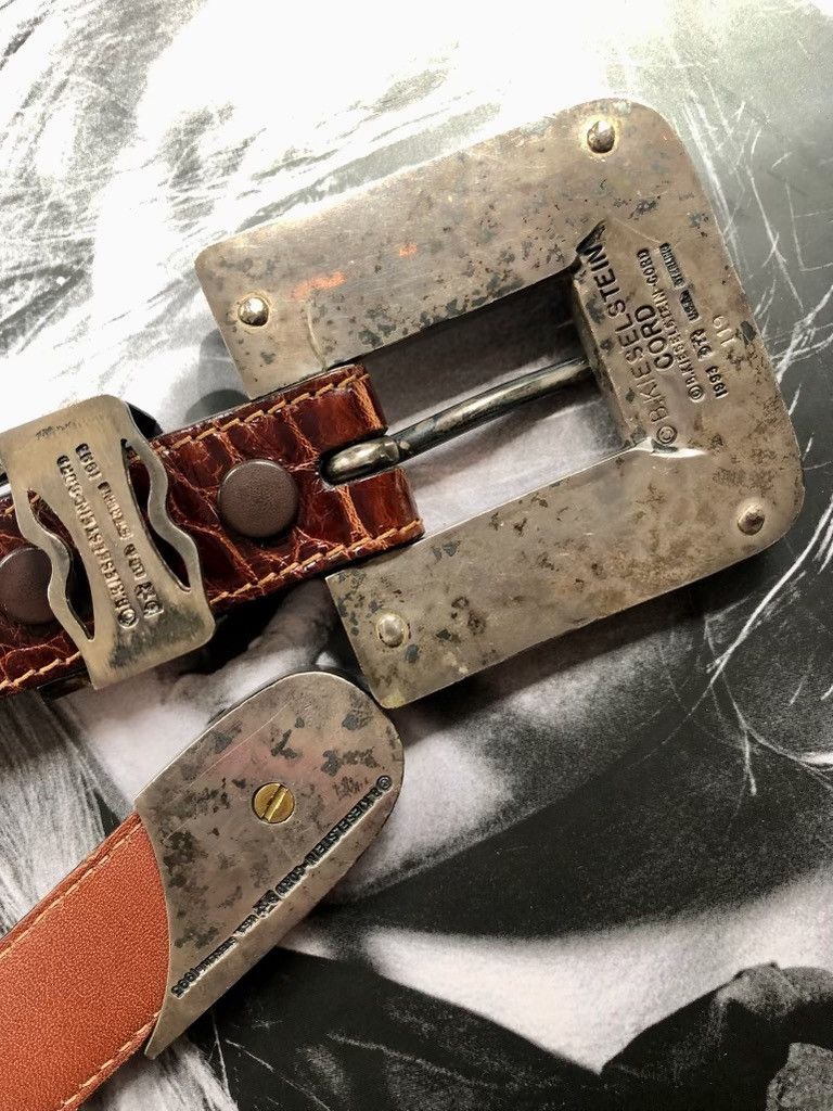 Designer Barry Kieselstein cord Ss buckle, strap-tip USA Alligator Size ONE SIZE - 3 Thumbnail