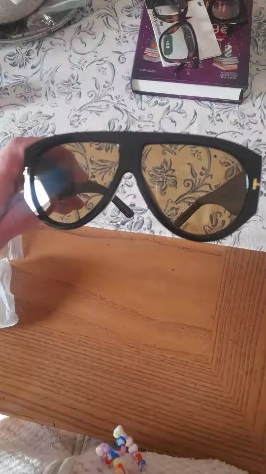 Electric Visual oversize wide leg stripe sunglasses Size ONE SIZE - 5 Thumbnail