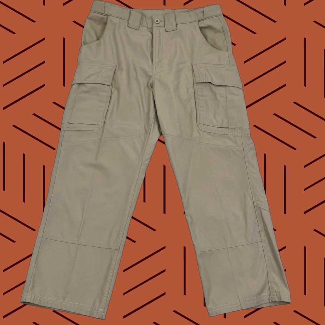 Under Armour Under Armour Tactical Cargo Pants Mens 36 x 28 Brown Utility Ripstop 1230536 Size US 36 / EU 52 - 1 Thumbnail