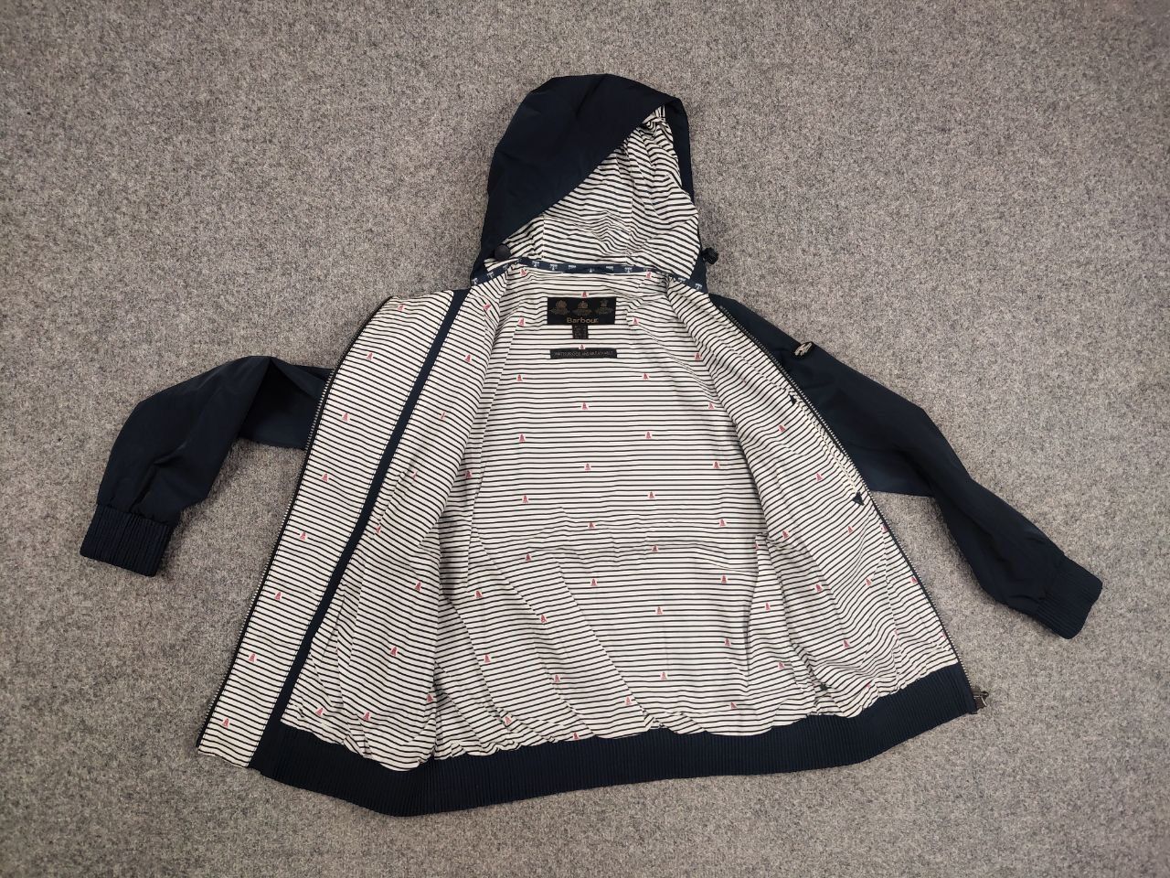 Barbour Barbour Pendeen Waterproof Womens Hoodie Zip Blue Jacket Size L / US 10 / IT 46 - 15 Thumbnail