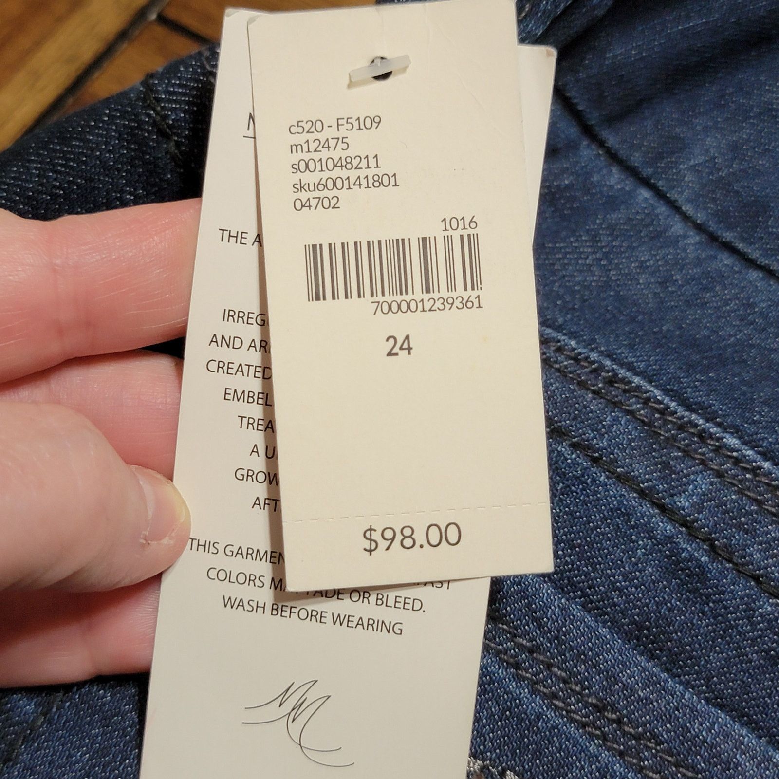 Seven 7 Melissa McCarthy X Seven7 Slim Boot Jeans - Size 24W NWT Size 42" / US 20 - 12 Thumbnail