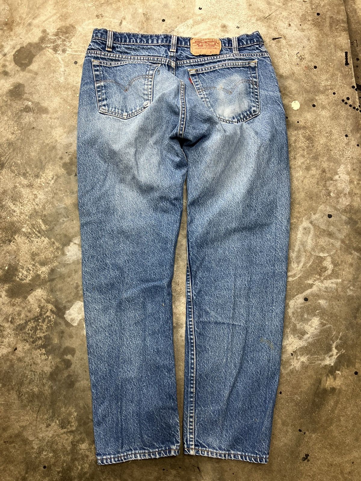 Levi's × Vintage Levi’s 505 Nicely Faded Worn Look Size US 34 / EU 50 - 5 Thumbnail