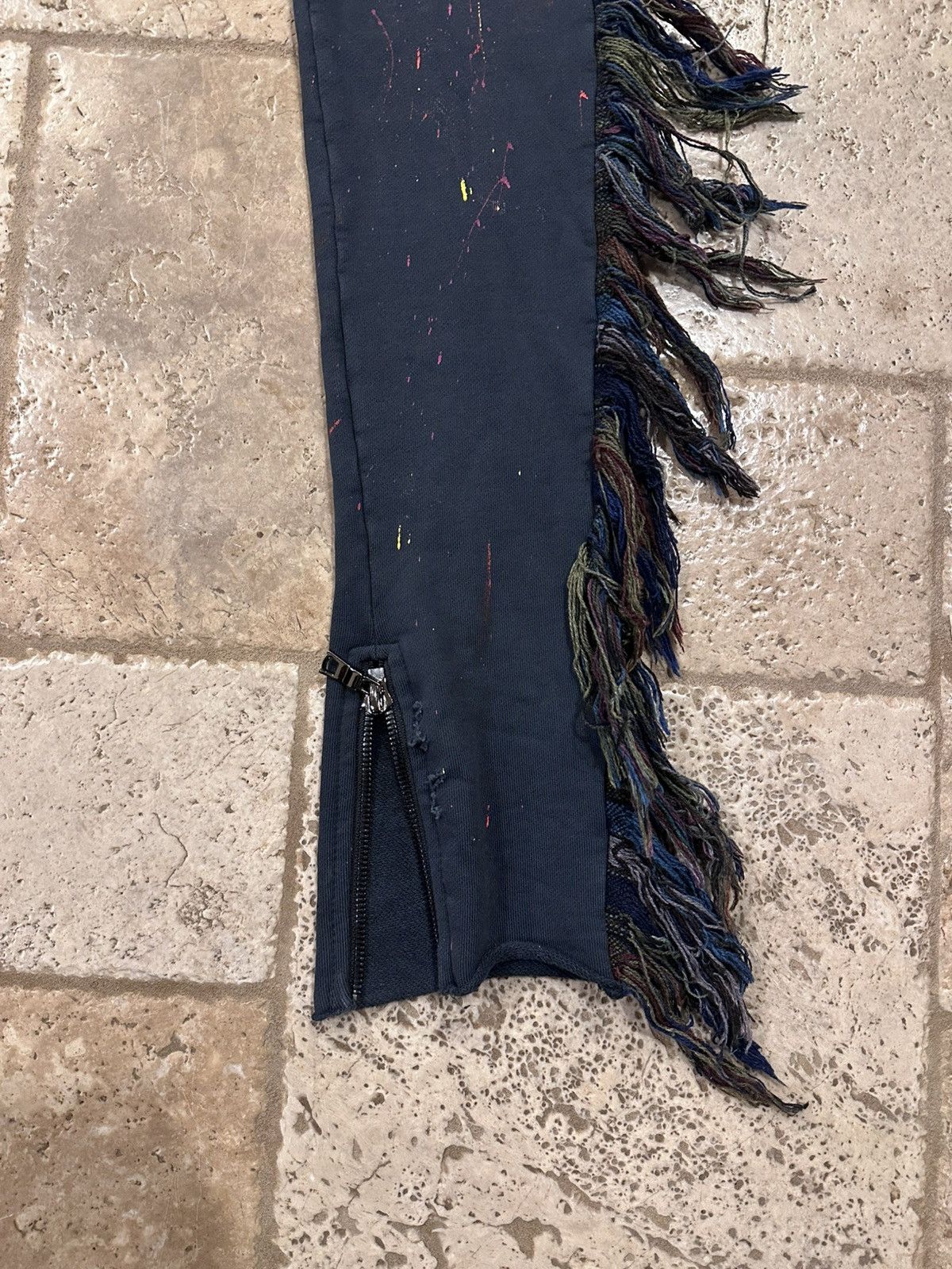 Alchemist Alchemist Fringe Trim Rider Woven Vintage Wash Sweatpants Size US 32 / EU 48 - 2 Thumbnail