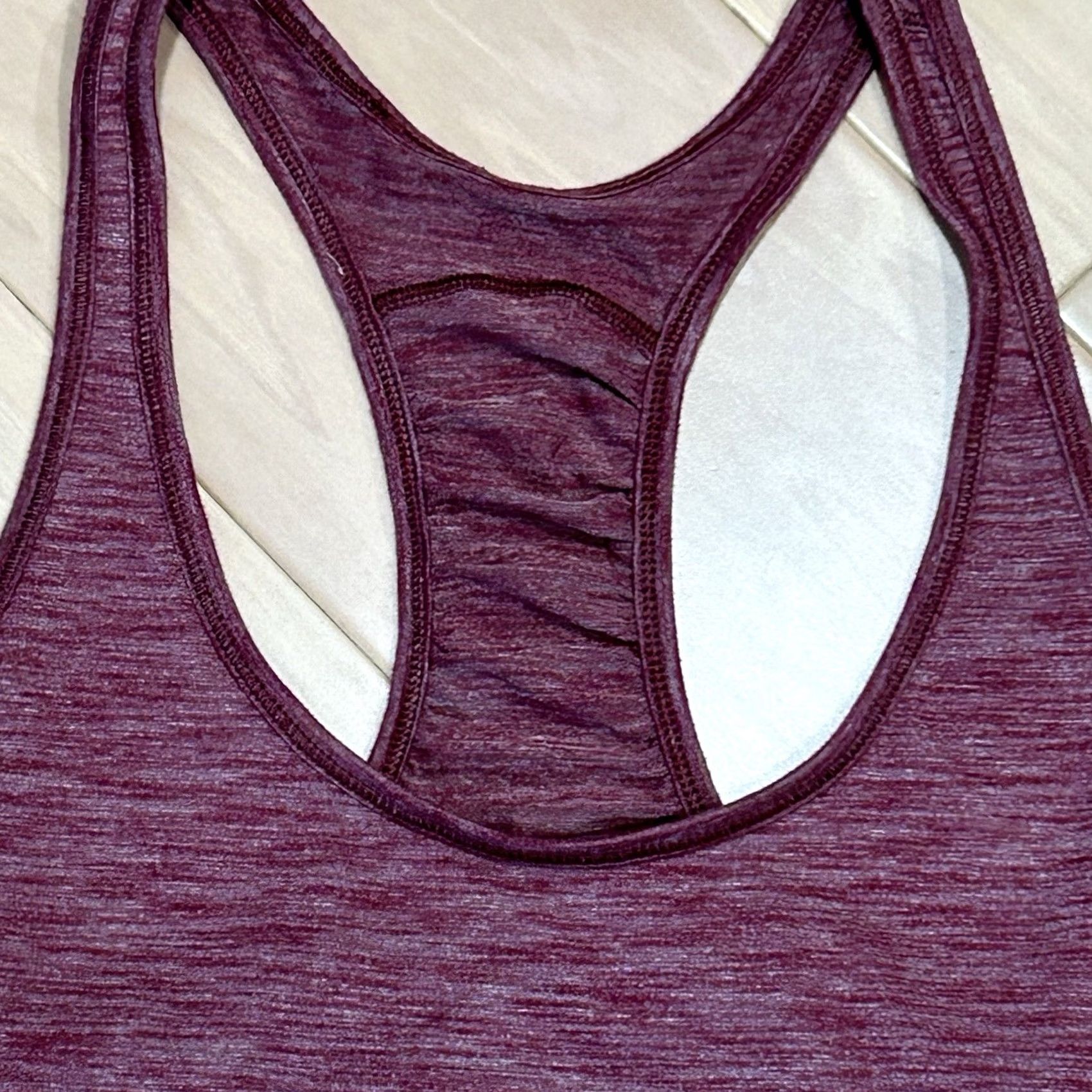 Lululemon Lululemon Wine Berry Sport Tank Women’s 2 Tank Top Sleeveless Racerback Slim Easy Care Breathable Quick Dry 2XS? Size XS / US 0-2 / IT 36-38 - 3 Thumbnail