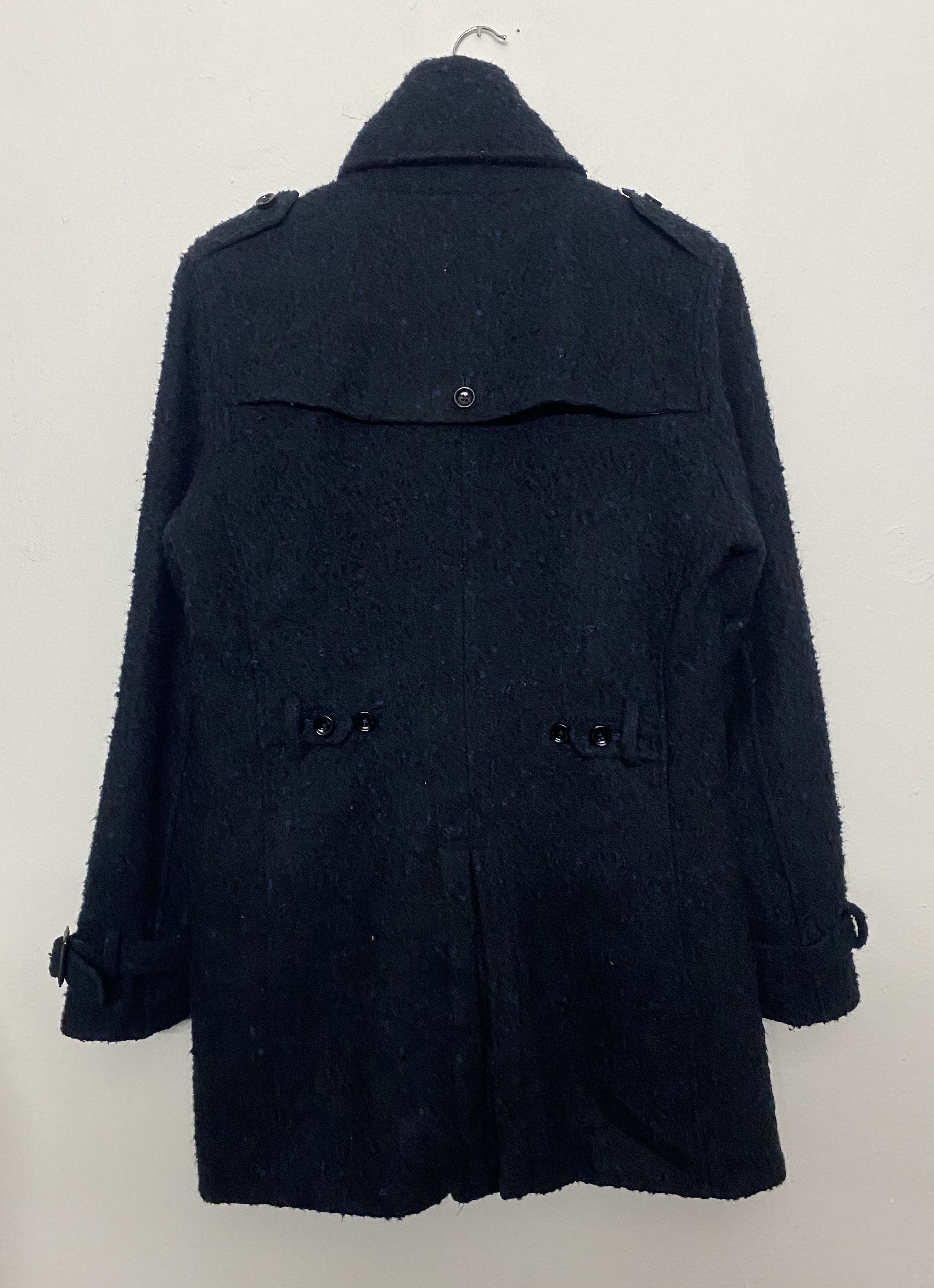 semanticdesign Semantic Design Shaggy Wool Texture Trench Coat / Overcoat Size US L / EU 52-54 / 3 - 3 Thumbnail