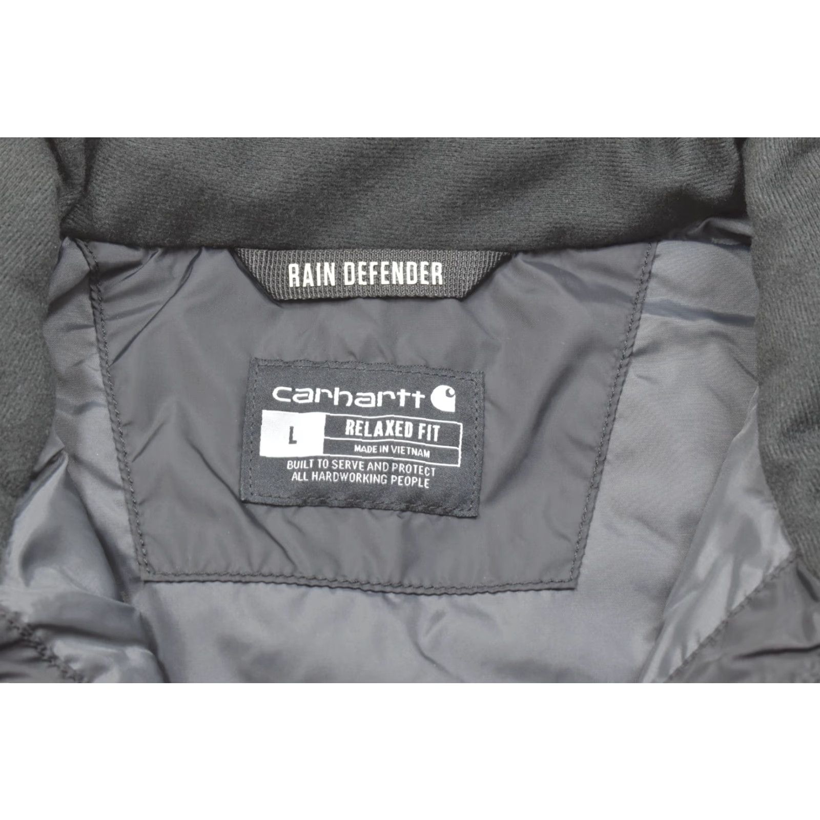 Carhartt Carhartt Rain Defender Relaxed Fit Insulated Vest Black Mens Size Large Logo Vest Size US L / EU 52-54 / 3 - 7 Thumbnail
