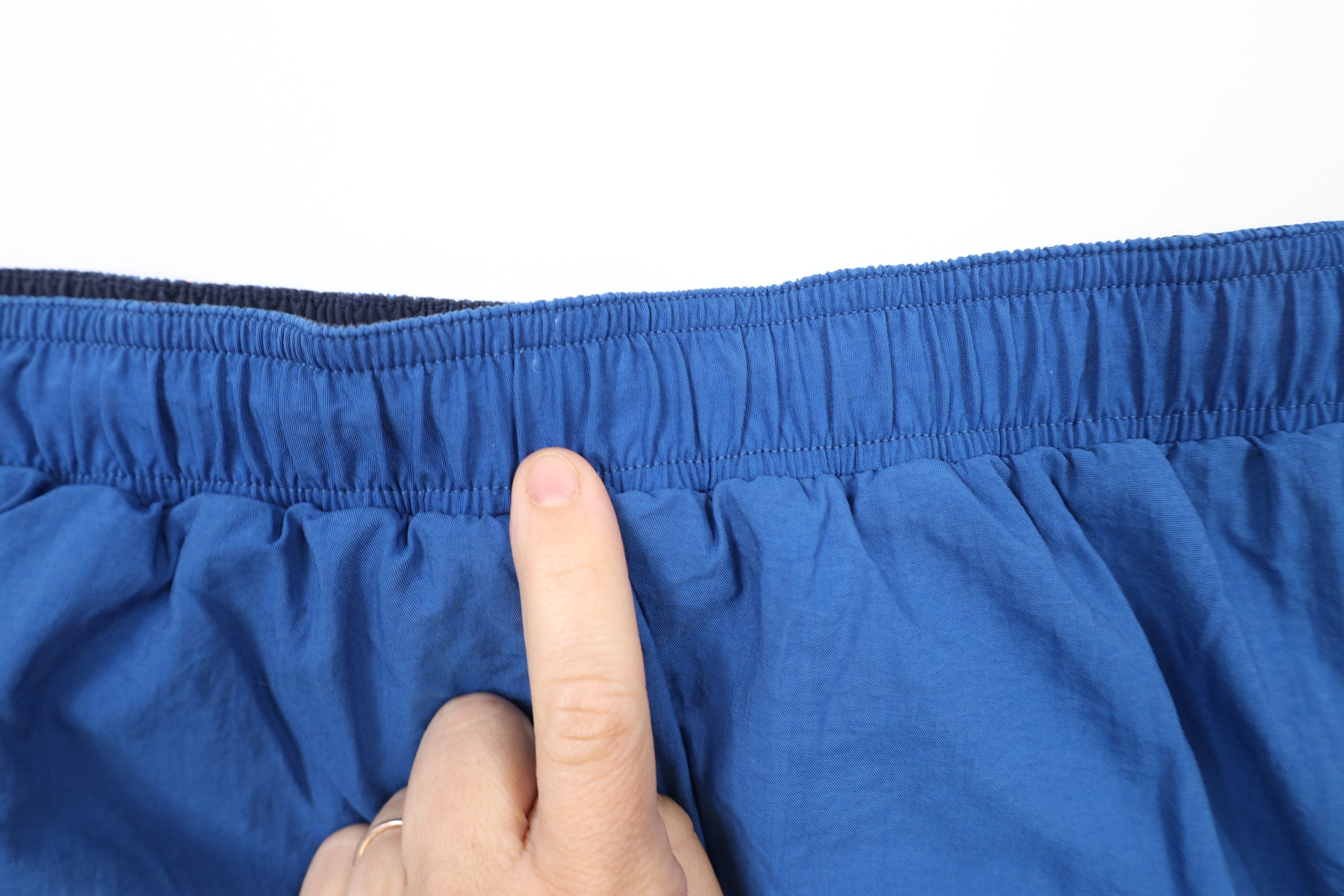 Vintage × Woolrich Woolen Mills Vintage 90s Woolrich Above Knee Lined Shorts Baggies Blue Size US 34 / EU 50 - 9 Thumbnail