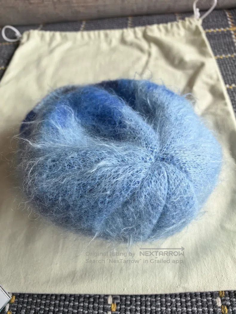 Loewe Loewe Blue Flame Wool Fleece Hat Size ONE SIZE - 7 Thumbnail