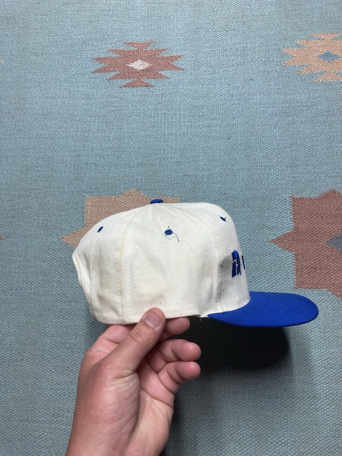 Vintage SnapBack hat dresser industries Michigan blue logo Size ONE SIZE - 4 Thumbnail