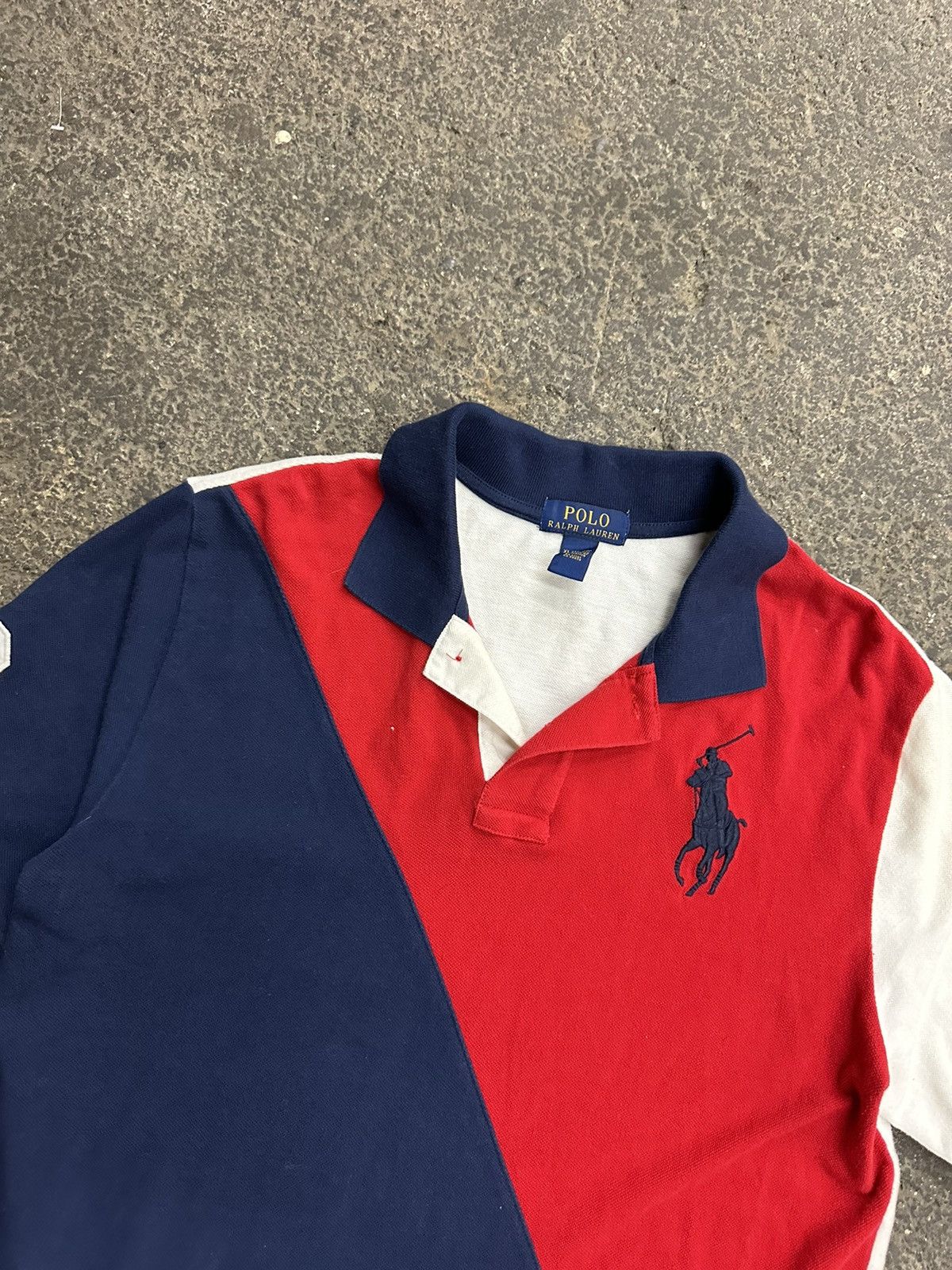 Polo Ralph Lauren × Vintage Vintage big pony poly shirt Size US S / EU 44-46 / 1 - 7 Thumbnail