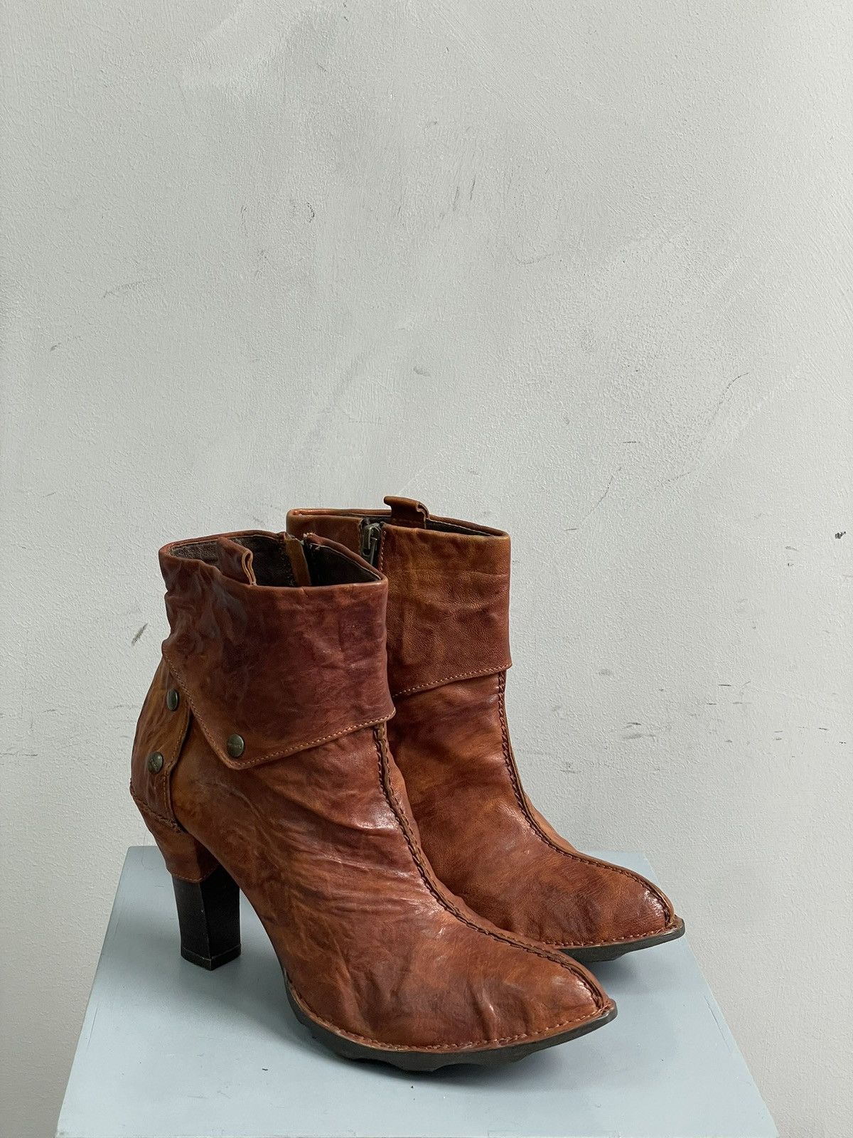 Diesel Diesel heel boots A.S.98 style avant garde boots 90s rare Size US 9 / IT 39 - 2 Thumbnail