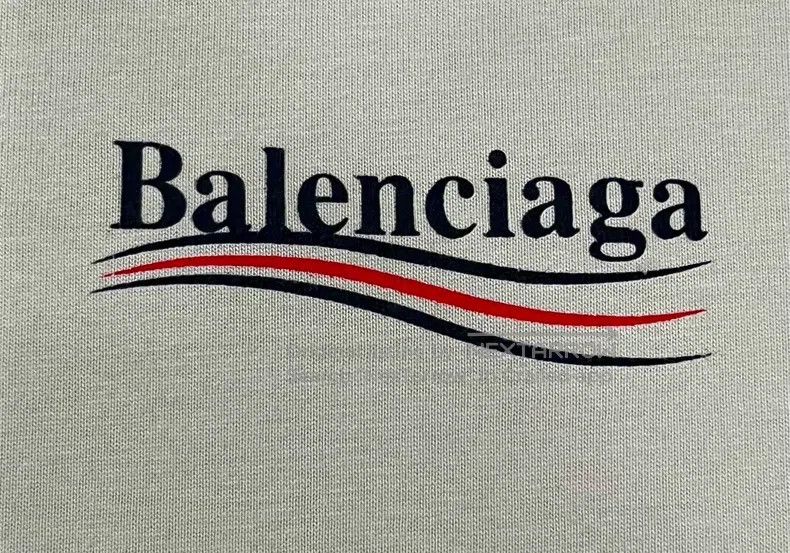 Balenciaga Balenciaga Beige, Milk Grey, Cola Wave Logo Destroyed Dist Size US XS / EU 42 / 0 - 6 Thumbnail