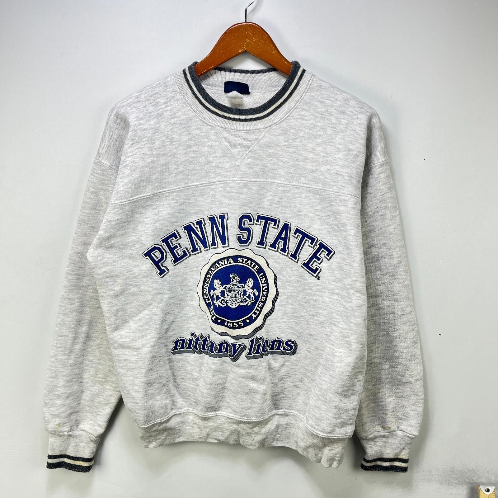 Champion Vintage 90s Penn State Nittany Lions Hoodie Gray L Size ONE SIZE - 1 Thumbnail
