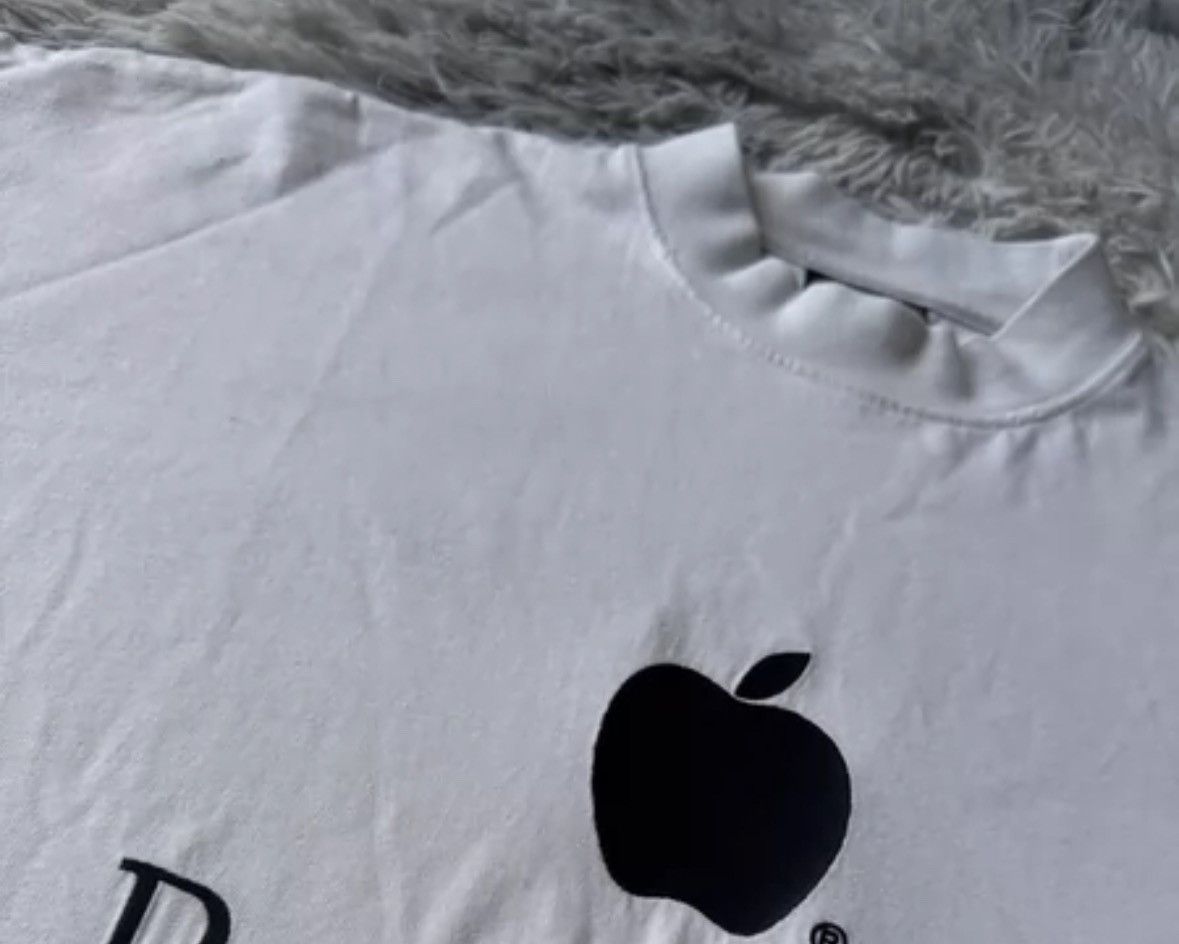 Balenciaga Balenciaga beige apple embroidery Be short sleeved shirt Size US M / EU 48-50 / 2 - 4 Thumbnail