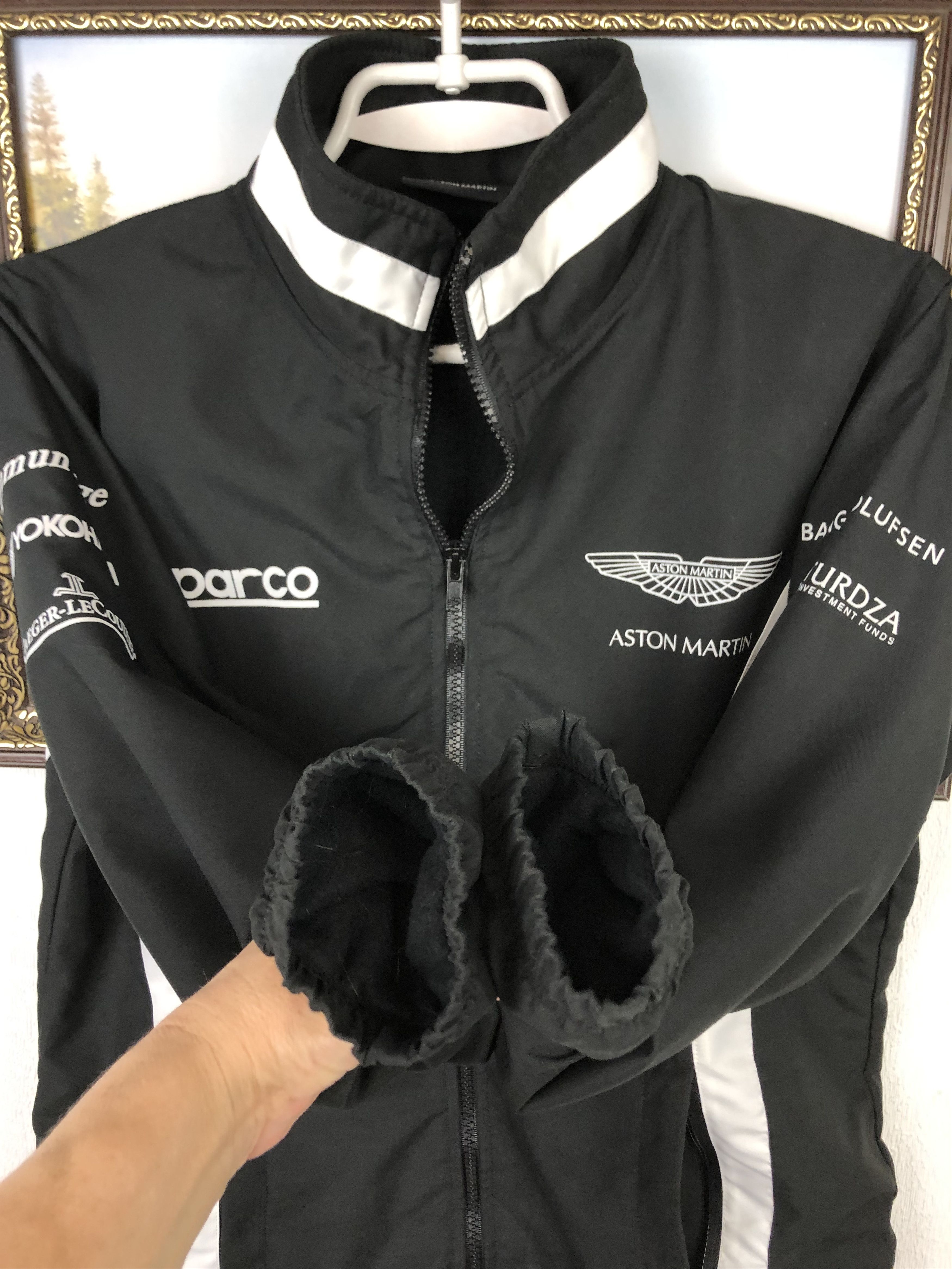 Vintage Formula 1 Aston Martin Racing Le Mans Team Jacket Track Size S / US 4 / IT 40 - 6 Thumbnail