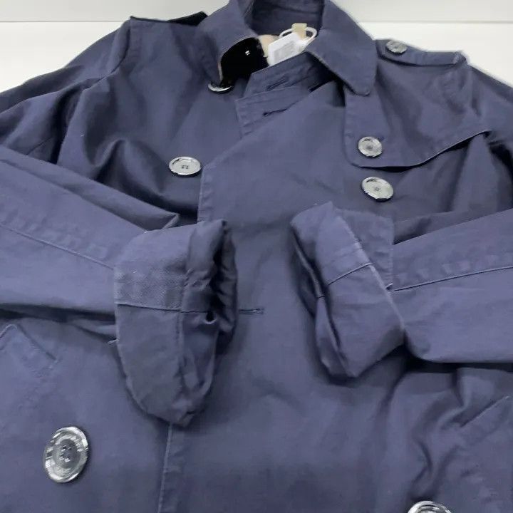 Burberry Burberry Burberry Casual Solid Double-Breasted Trench Coat Size US S / EU 44-46 / 1 - 8 Thumbnail
